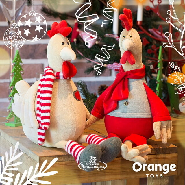 Мягкая игрушка Петушок Гриша 30 см Orange Toys (Орандж Тойс)
