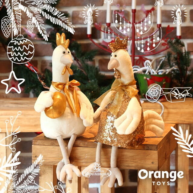 Мягкая игрушка Курочка Злата 30 см Orange Toys