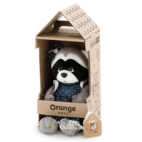 Мягкая игрушка Енотик Дэйзи: Джинсовая романтика 15 см, Orange Life Orange Toys