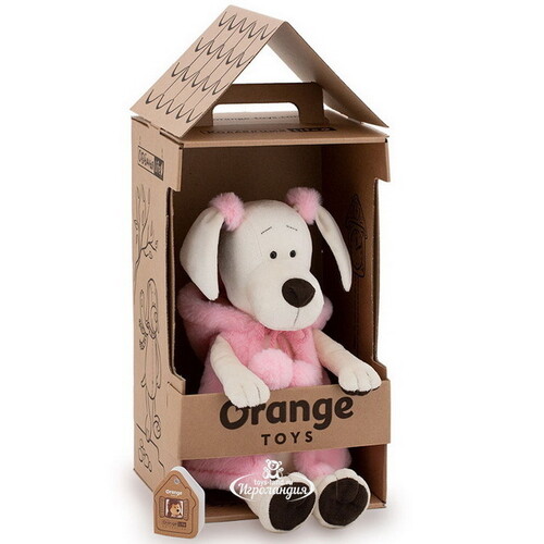 Мягкая игрушка Собачка Лапуська: Меховой стиль 25 см, Orange Life Orange Toys