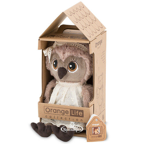 Мягкая игрушка Сова Соня: Нежность 20 см, Orange Life Orange Toys