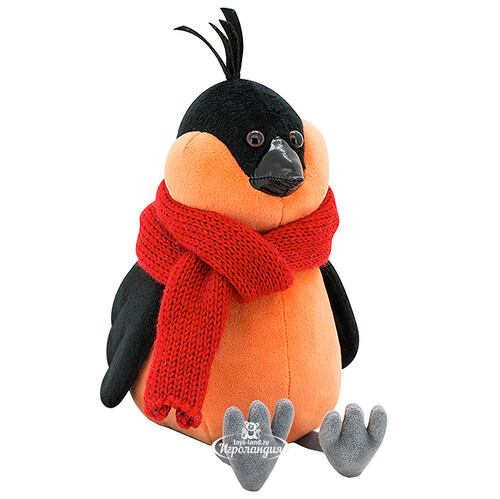 Мягкая игрушка Снегирь: Красный шарф 20 см, Orange Life Orange Toys
