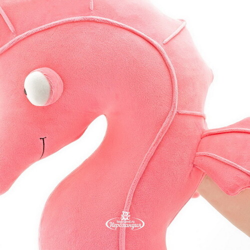 Мягкая игрушка-подушка Морской Конёк Глория 53 см с кармашком для рук, Ocean Collection Orange Toys