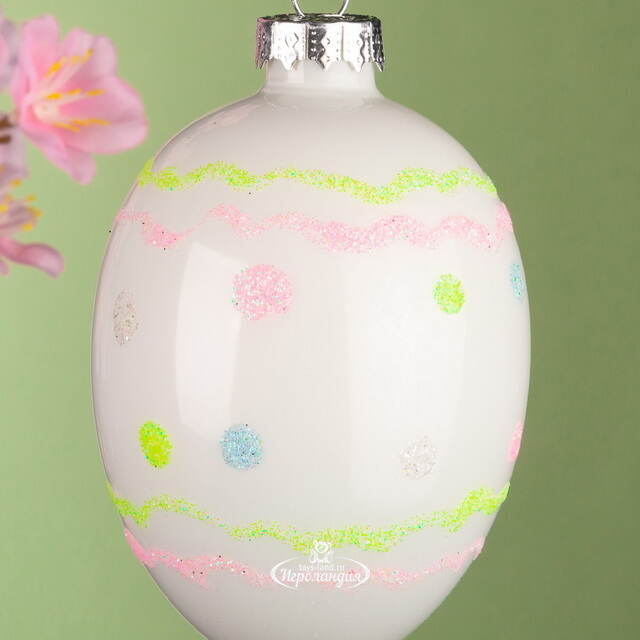 Подвесное украшение Светлая Пасха 9 см, стекло Goodwill