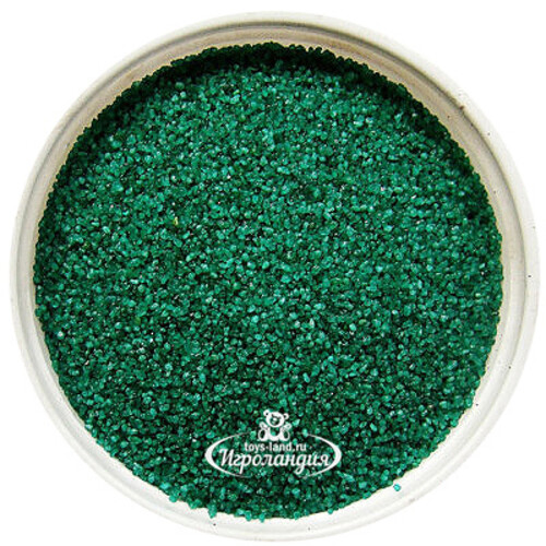 Цветной песок для творчества 1 кг, зеленый Ассоциация Развитие