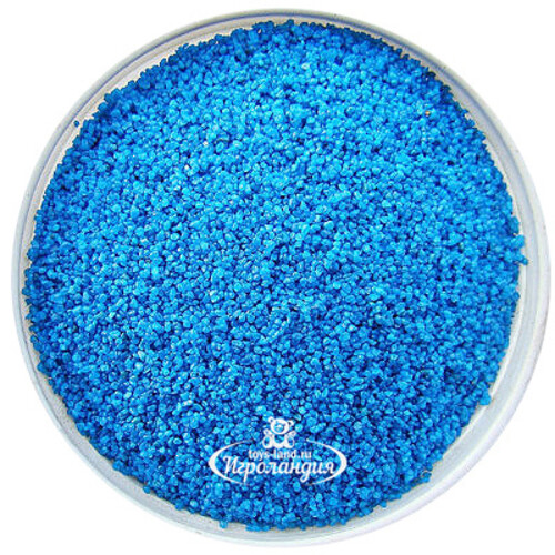 Цветной песок для творчества 1 кг, голубой Ассоциация Развитие