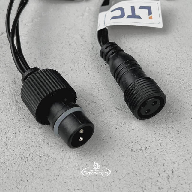 Светодиодная бахрома Quality Light 4.9*0.5 м, 240 синих LED, черный ПВХ, соединяемая, IP44 BEAUTY LED