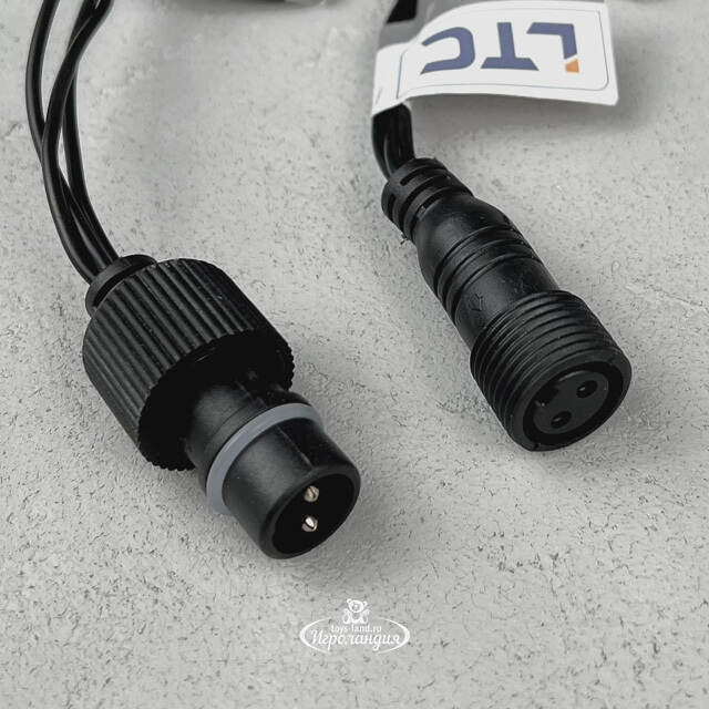 Светодиодная бахрома Quality Light 3.1*0.5 м, 150 красных LED, черный ПВХ, соединяемая, IP44 BEAUTY LED (Бьюти Лэд)