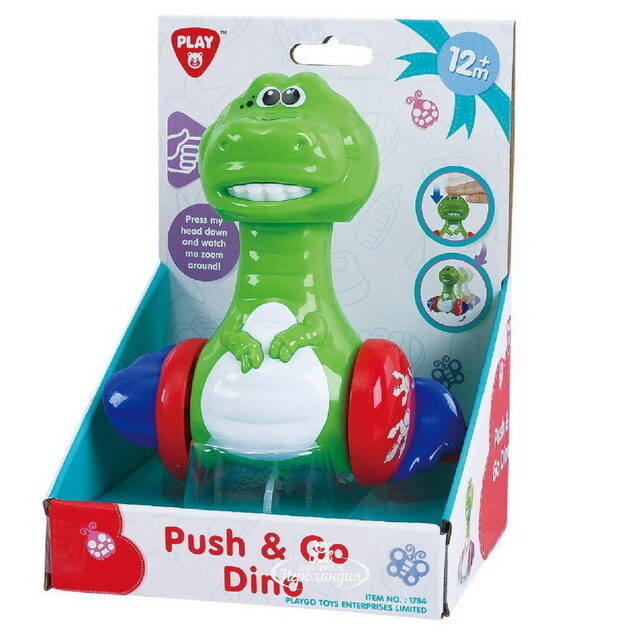Игрушка каталка PlayGo Динозаврик 14 см PlayGo (ПлейГо)