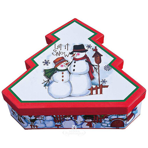 Набор шаров папье-маше в подарочной коробке Очаровательные Снеговички 7.5 см, 6 шт Mister Christmas