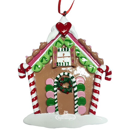 Елочное украшение Пряничный Домик 13*12*2 см, подвеска Forest Market