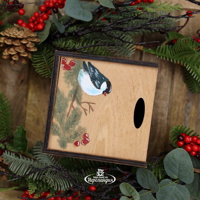 Деревянная подарочная коробка Wood Line: Mini 13 см Christmas Apple