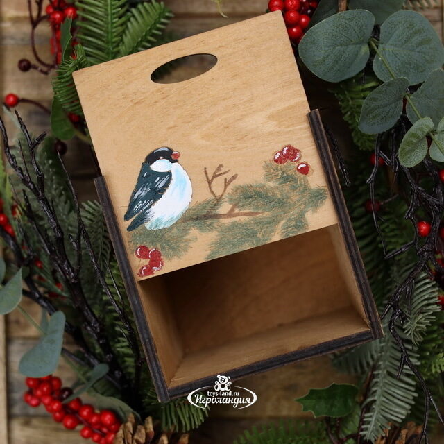 Деревянная подарочная коробка Wood Line: Mini 13 см Christmas Apple