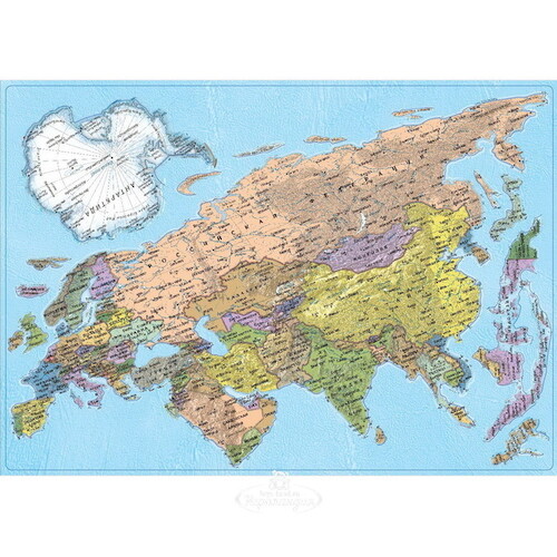 Карта-пазл Страны мира 101*67 см, 169 элементов АГТ-Геоцентр