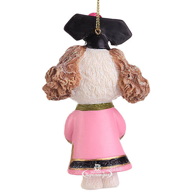 Елочная игрушка Собачка Спаниель 10 см Goodwill