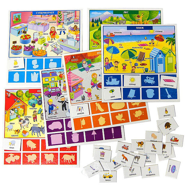 Обучающая игра Словарное лото Lisciani