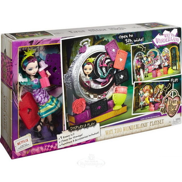 Игровой набор с куклой Рейвен Квин Дорога в страну чудес (Ever After High) Mattel