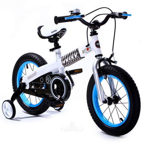 Двухколесный велосипед Royal Baby Buttons Steel 14" синий Royal Baby