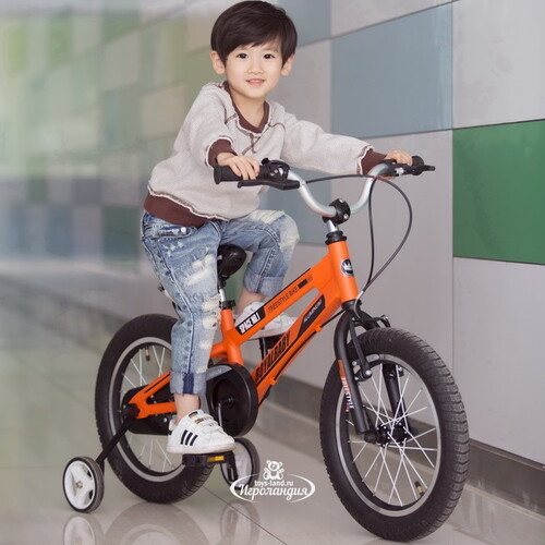 Двухколесный велосипед Royal Baby Freestyle Space 14" оранжевый Royal Baby