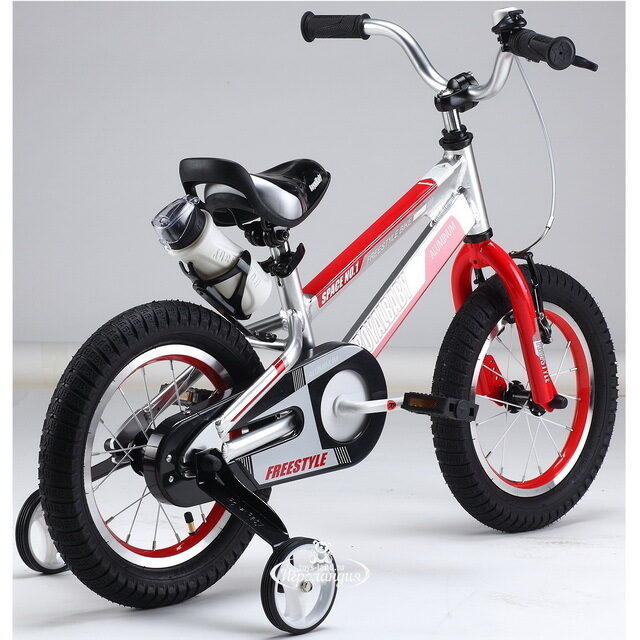 Двухколесный велосипед Royal Baby Freestyle Space 18" серебряный Royal Baby