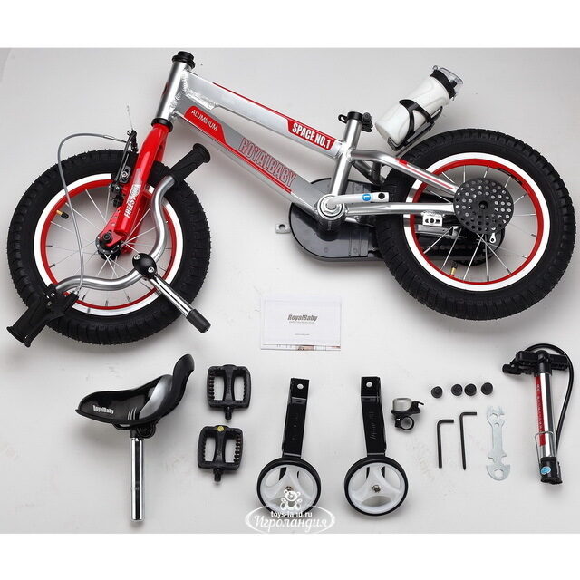 Двухколесный велосипед Royal Baby Freestyle Space 18" серебряный Royal Baby