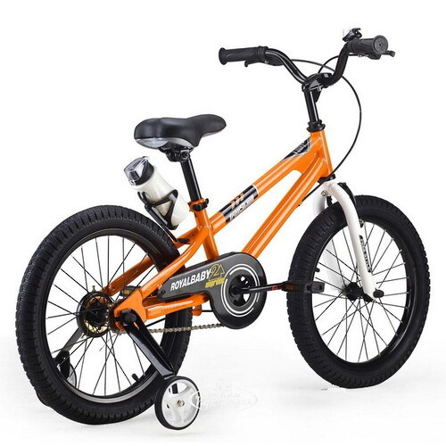 Двухколесный велосипед Royal Baby Freestyle Steel 18" оранжевый Royal Baby