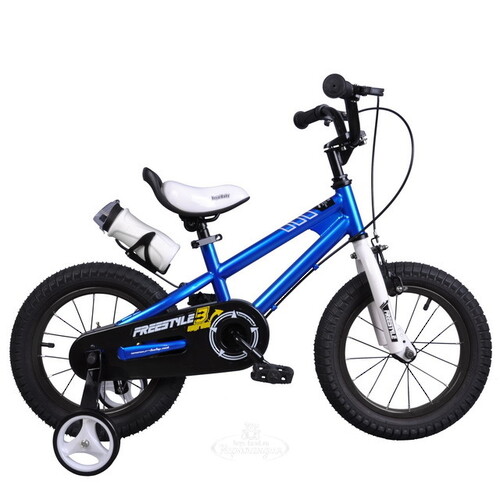 Двухколесный велосипед Royal Baby Freestyle Steel 14" синий Royal Baby