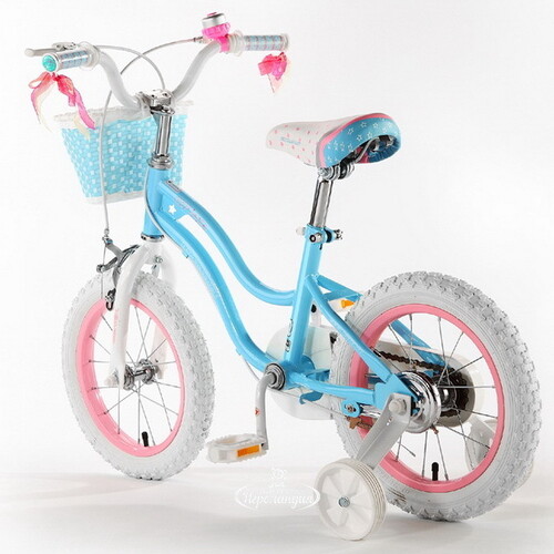 Двухколесный велосипед Royal Baby Stargirl Steel 18" голубой Royal Baby