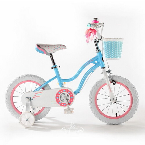 Двухколесный велосипед Royal Baby Stargirl Steel 18" голубой Royal Baby