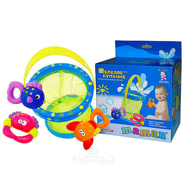 Набор игрушек для ванной "Морской" MAMAN (Маман)