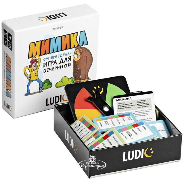 Настольная карточная игра Мимика Ludic