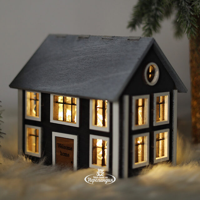 Домик с подсветкой Честер 13 см Christmas Apple (Кристмас Эпл)