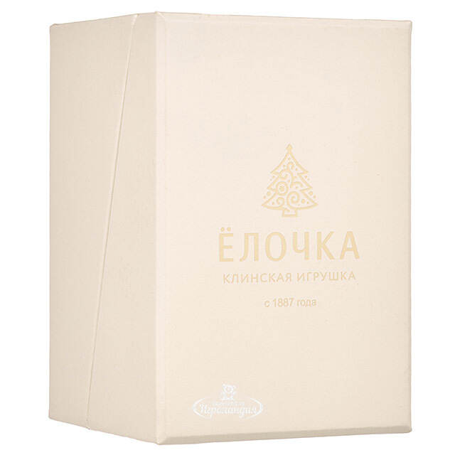 Набор стеклянных елочных игрушек Пасхальный сувенир 4 шт фиолетовый Фабрика Елочка