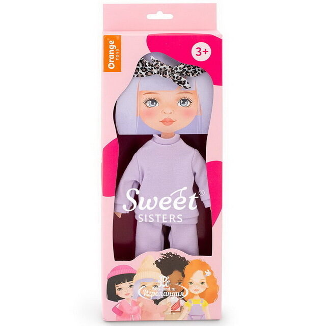 Набор одежды для куклы Sweet Sisters: Фиолетовый спортивный костюм Orange Toys