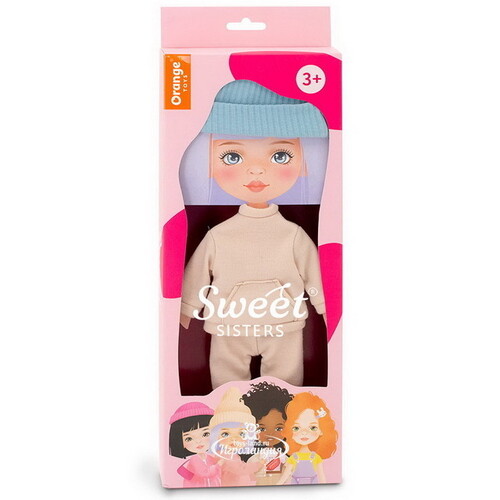Набор одежды для куклы Sweet Sisters: Бежевый спортивный костюм Orange Toys