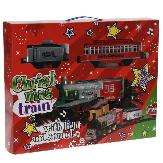 Новогодняя железная дорога Christmas Express, 23 предмета Koopman