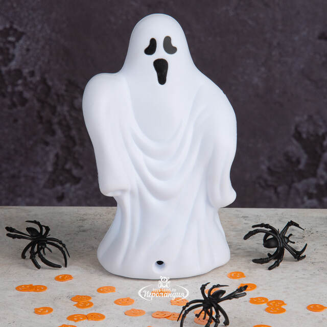 Светящаяся фигурка Хэллоуин - Привидение, 14 см, со звуком, на батарейках Koopman