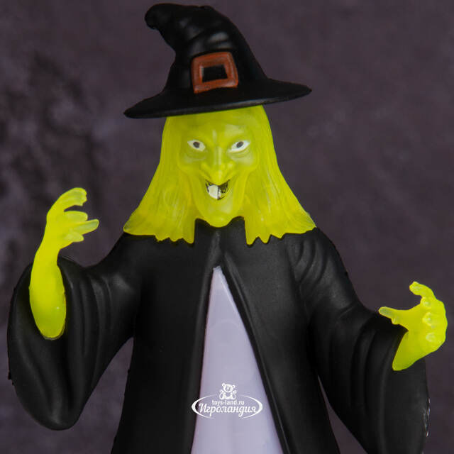 Светящаяся фигурка Хэллоуин - Ведьма, 14 см, со звуком, на батарейках Koopman