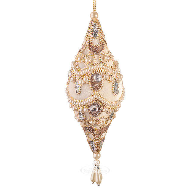 Ёлочная игрушка винтажная Вивиана - Роскошь Вероны 21 см, подвеска Kurts Adler