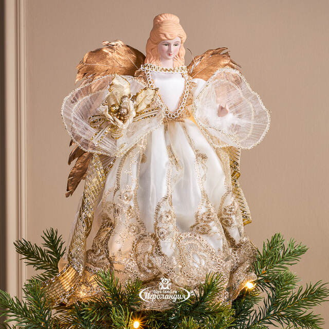 Верхушка на елку Ангел Бриана 31 см Goodwill