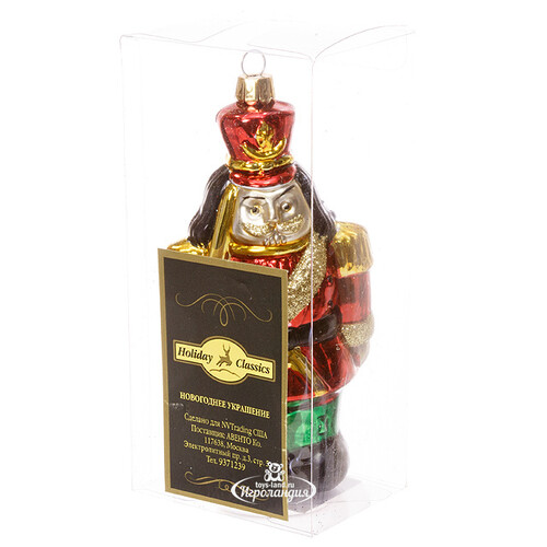 Елочная игрушка Служивый 12 см, подвеска Holiday Classics