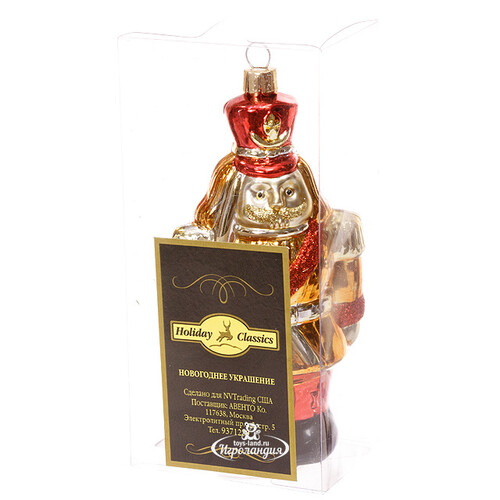 Елочная игрушка Служивый 12 см, подвеска Holiday Classics