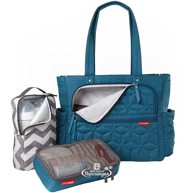 Сумка для мамы на коляску Forma Pack&Go, 43*38*14 см, синий Skip Hop (Скип Хоп)