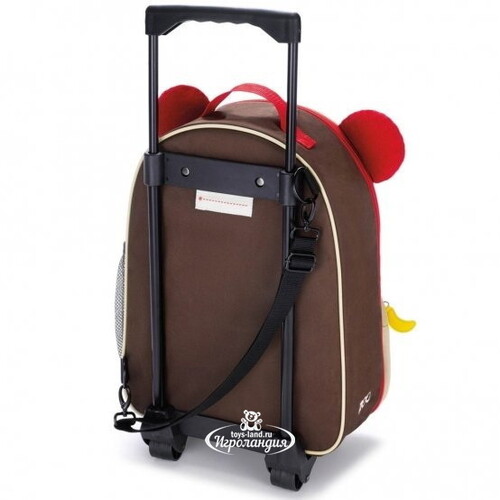 Детский чемодан на колесиках Обезьянка Маршалл 32*46 см Skip Hop