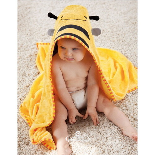 Детское полотенце с капюшоном Пчела Бруклин 85*85 см Skip Hop