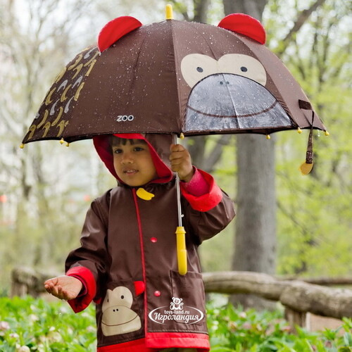 Детская куртка-дождевик Обезьянка Маршалл 3-4 года рост 98 -104 см Skip Hop
