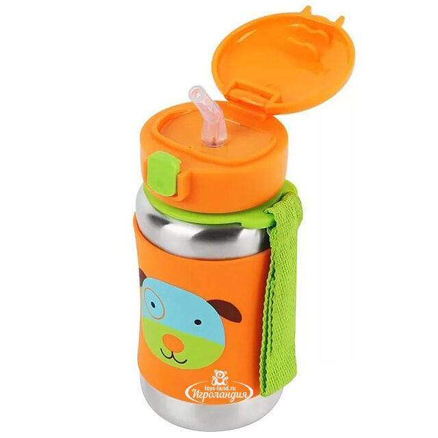 Детский термо-поильник с трубочкой Собачка Дарби 350 мл Skip Hop (Скип Хоп)