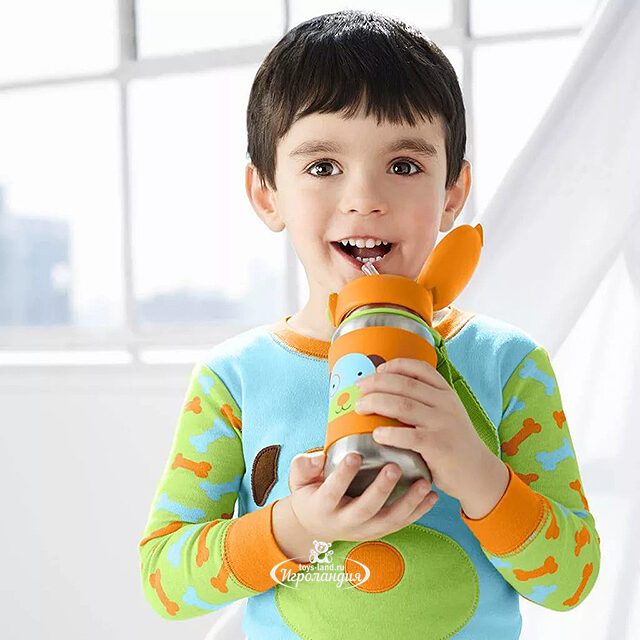 Детский термо-поильник с трубочкой Собачка Дарби 350 мл Skip Hop (Скип Хоп)