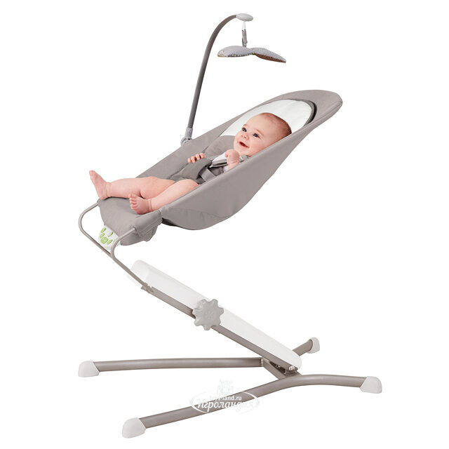 Шезлонг для новорожденных Uplift Multi-Level Baby Bouncer до 11 кг с 3 уровнями высоты Skip Hop