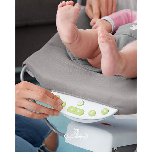 Шезлонг для новорожденных Uplift Multi-Level Baby Bouncer до 11 кг с 3 уровнями высоты Skip Hop